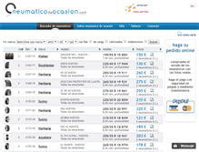 Tablet Screenshot of neumaticodeocasion.com